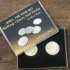 4 Monedas medio dolar + Cascarilla expandida 2