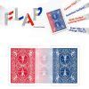 Carta Flap azul Roja